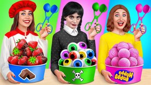 Кулинарный Челлендж# Уэнсдей Против Бабушки # Смешные Моменты от Candy DO