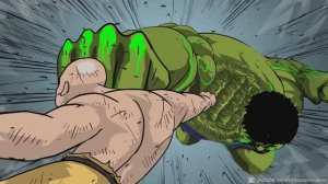 Hulk vs Saitama Animation (Part 3) - Taming The Beast
