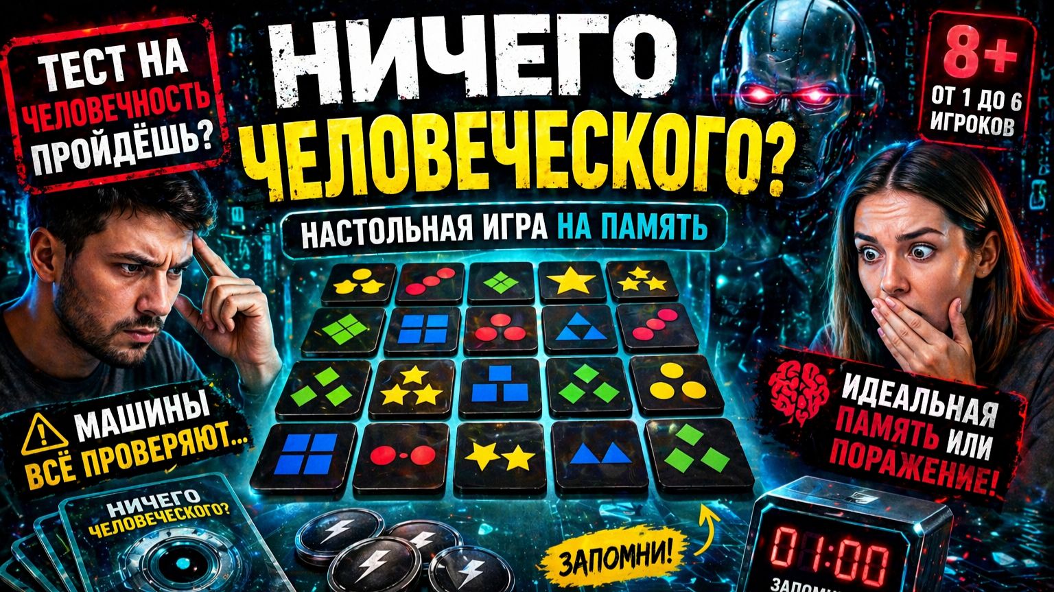 Ничего человеческого? — правила настольной игры | как играть | игра на память