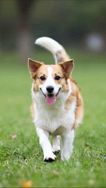 Счастливая собака на прогулке #собака #друзья #природа