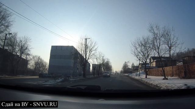 Артём. Севастопольская - Жилая зона. Экзаменационные маршруты ГАИ г. Артём