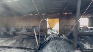 Пожар в селе Архангельское