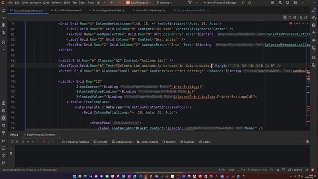 51. Avalonia UI Real World (Process List Page)