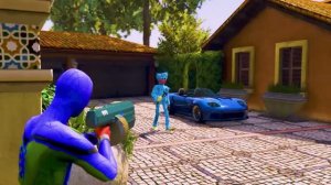 Паук против новых СУПЕРГЕРОЕВ Битва за захват виллы | ГТА GTA 5