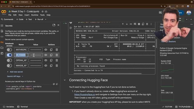 65. Day 1 - Setting Up Google Colab With Hugging Face And Running Your First Model