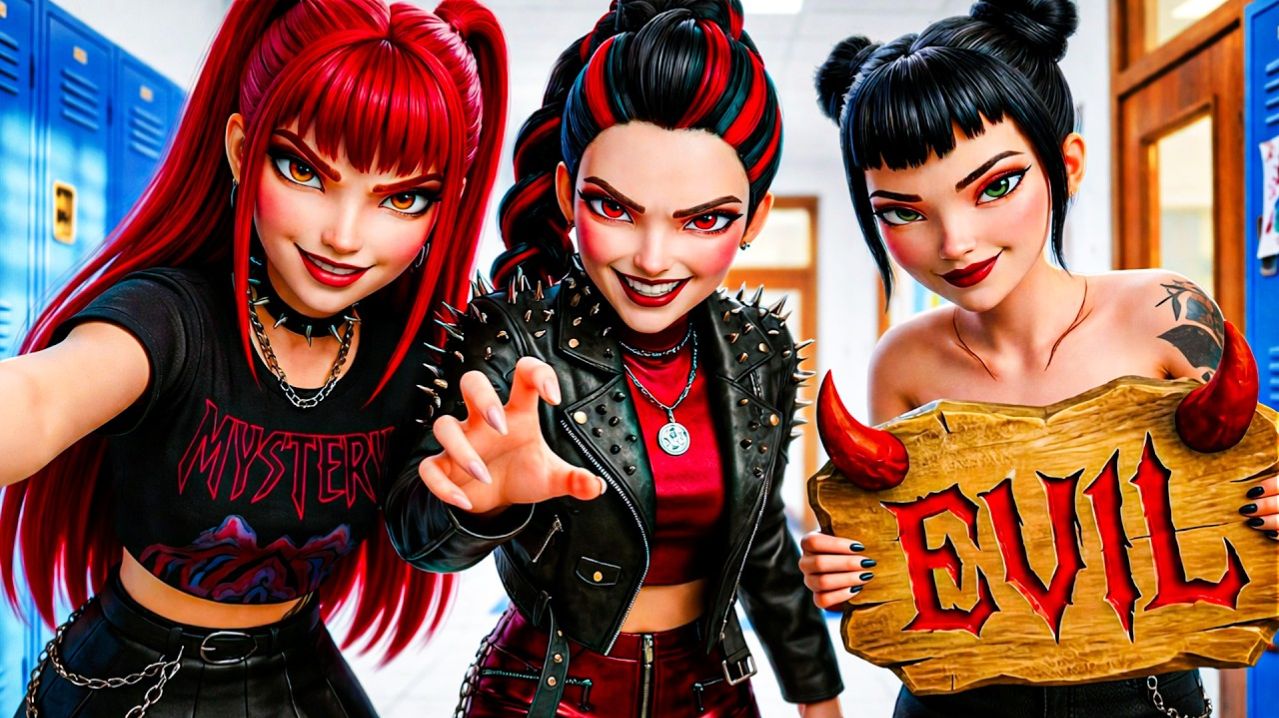 ЗЛАЯ ХАНТРИКС В КЛАССЕ - КЕЙ ПОП ОХОТНИКИ на ДЕМОНОВ мультик Поппи Плейтайм