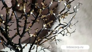 Декоративная ветка ЧЁРНЫЙ КОРАЛЛ, пластик, 66 см, FF99300