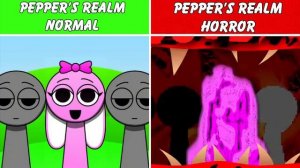 sprunki phase 1 PEPPER'S REALM NORMAL против sprunki phase 2 PEPPER'S REALM NORMAL
