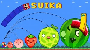 😱🍉 GEOMETRY SNAKE УБЕГАЕТ ОТ ЭВОЛЮЦИИ SUIKA (WATERMELON GAME)