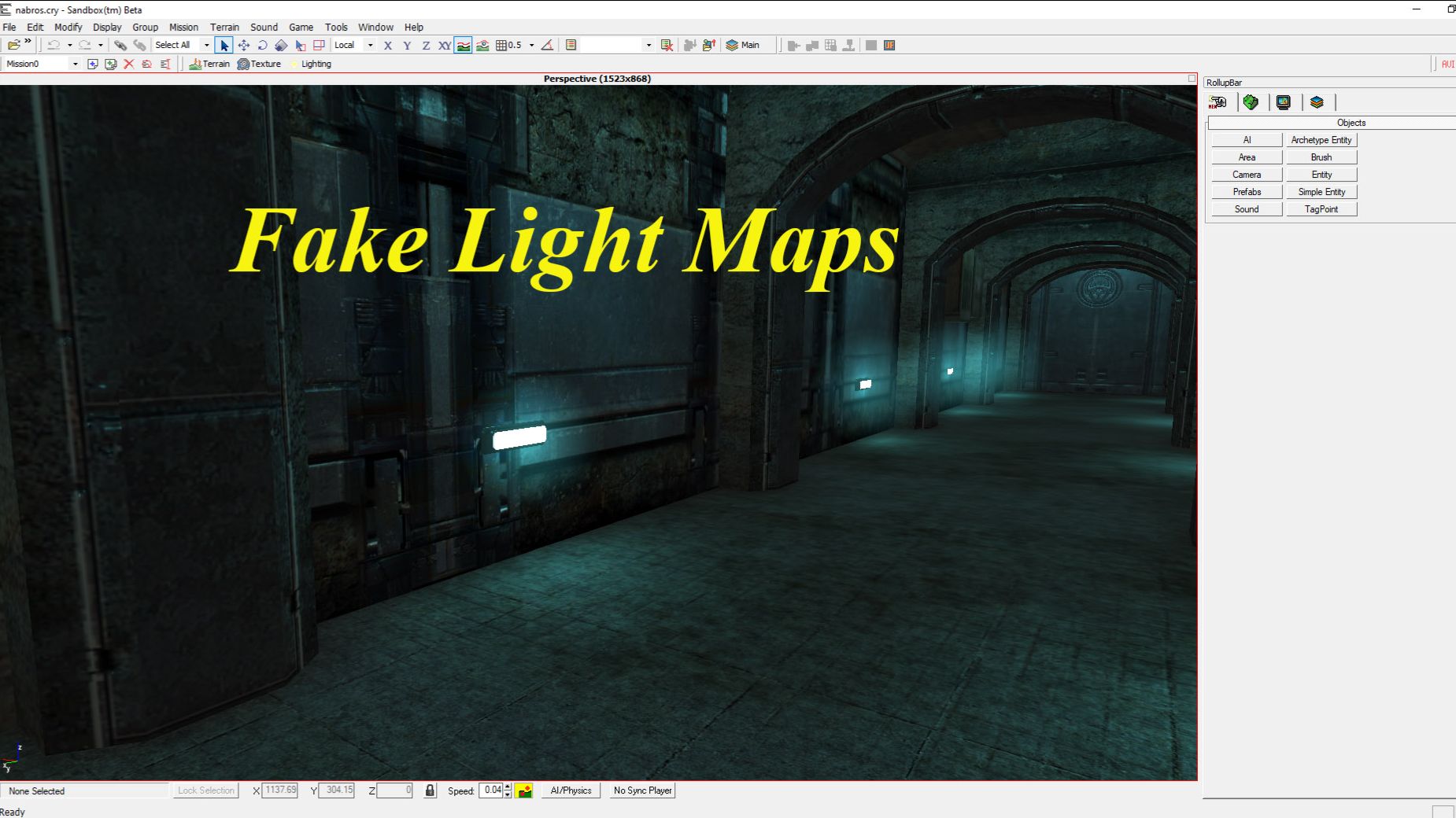 «Far Cry» Map Editor - Fake Light Maps