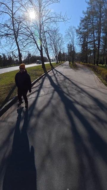 На самокате по городу