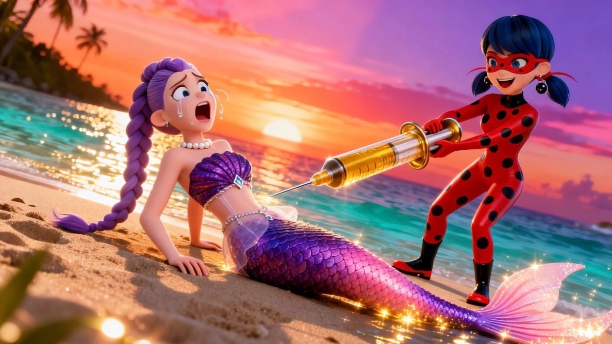 Тёмное предательство Ледибаг 😱 | Русалка Руми отравлена и брошена одна 💔 Охотники на демонов