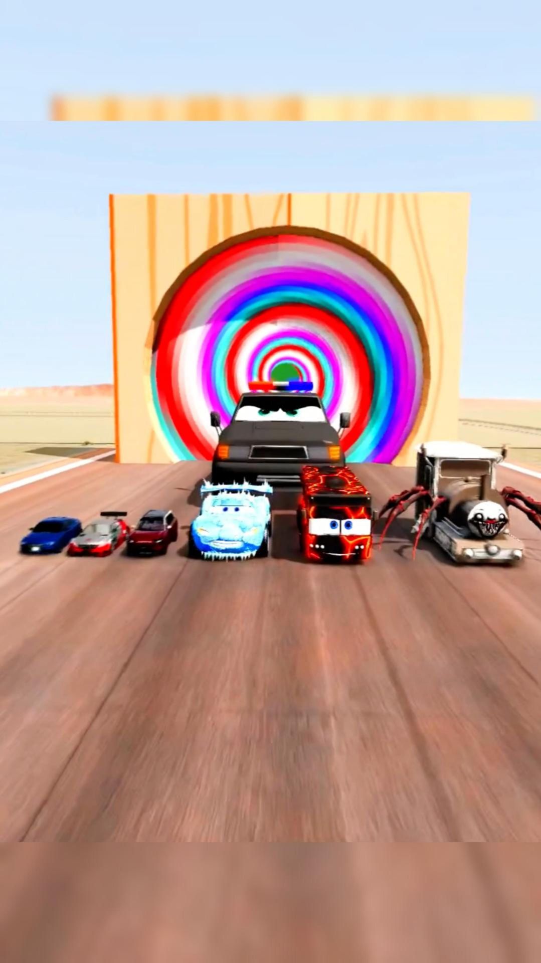 БОЛЬШАЯ И МАЛЕНЬКАЯ ПОЛИЦЕЙСКАЯ МАШИНА