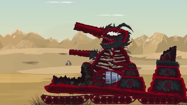 Evolution Of Hybrids KV44 Vs Karl44 Vs Leviathan  Cartoons About Tanks