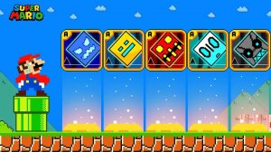 🎮 ЧТО БУДЕТ, ЕСЛИ МАРИО СКУПИТ ВСЕ БЛОКИ ИЗ GEOMETRY DASH?