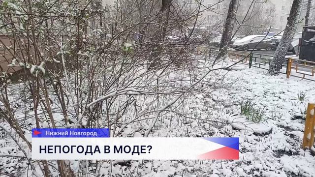 Апрельские снегопады обрушились на Нижний Новгород