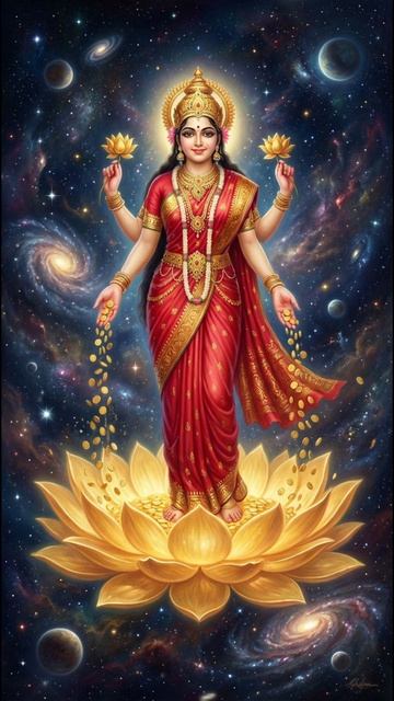 Мантра Om Shrim Hrim Klim Mahalakshmiye Namah