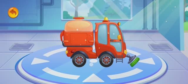 Мультик про машинки. Мультики для детей. Собираем уборочную машину. Учим детали. Едем на задание.