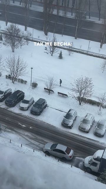 Классический апрель 🥲🤍❄️