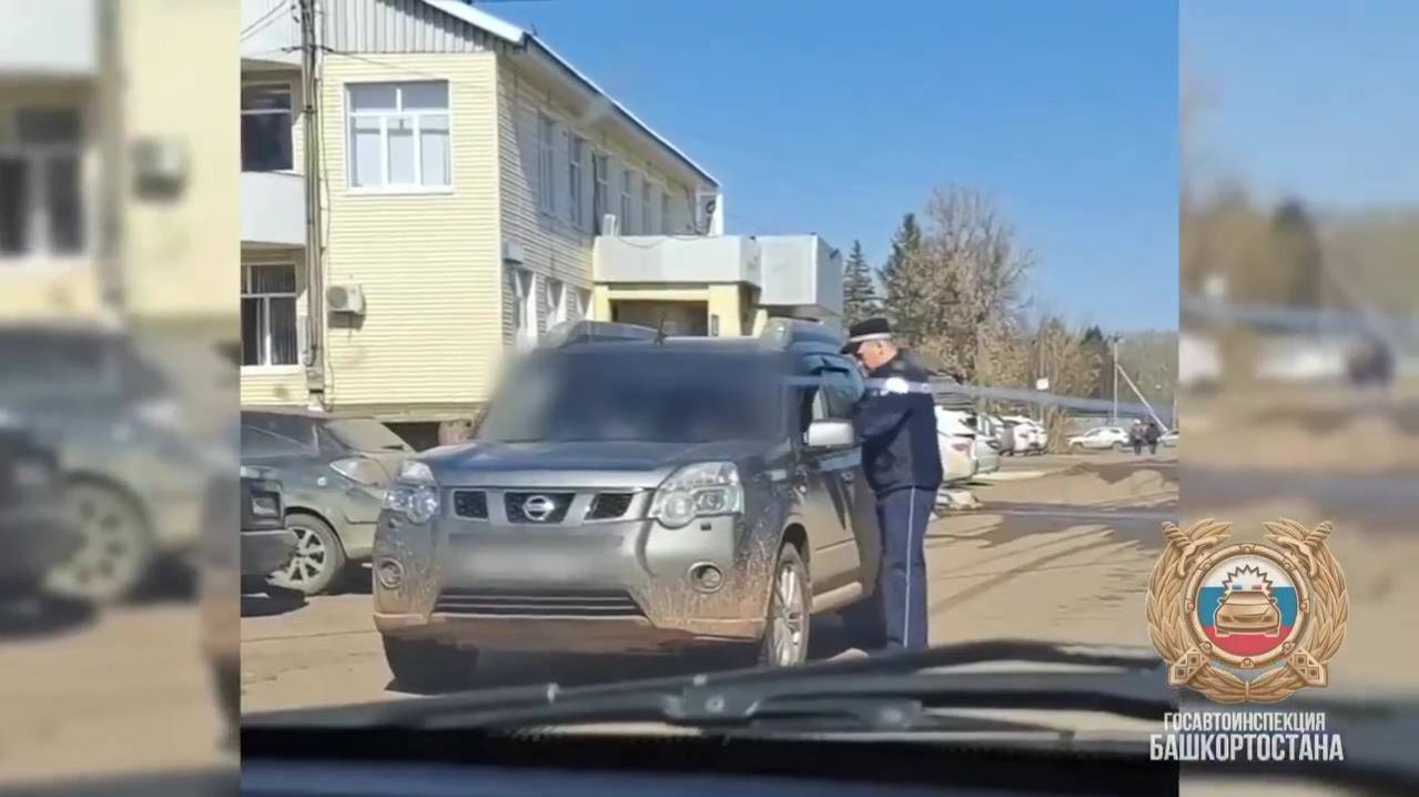 В Башкортостане задержали девушку, управлявшую угнанным автомобилем без водительских прав