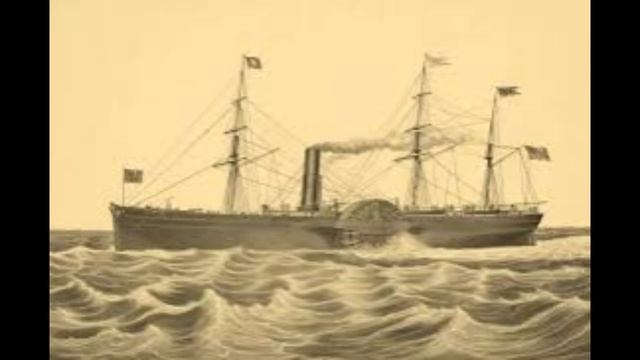 188 лет назад - Первый пароход пересек Атлантический океан без остановки