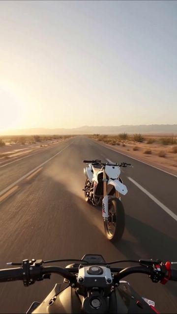 Дорога на мотоцикле: захватывающий вид #мотокросс #приключение #природа