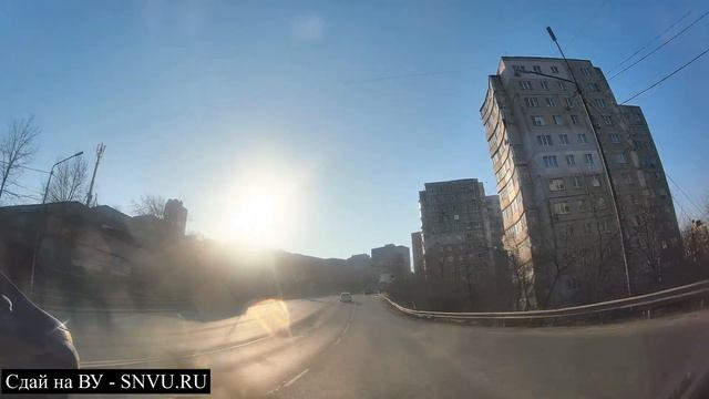 Владивосток. Баляева - Аллилуева - кольцо 3ей рабочей. Экзаменационные маршруты ГАИ г. Владивосток