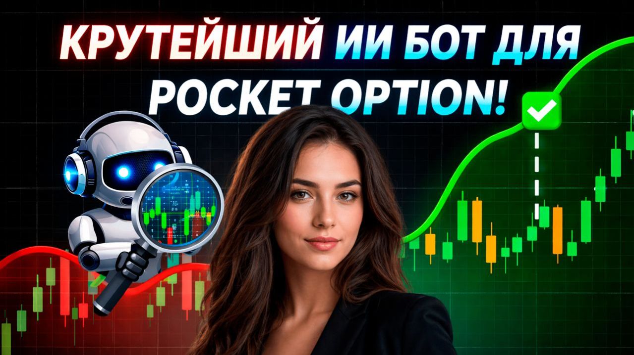 Покет Опшн обучение с ИИ Ботом! Трейдинг Бот на Pocket Option! Бинарные опционы для начинающих