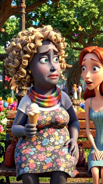 Подруги в парке