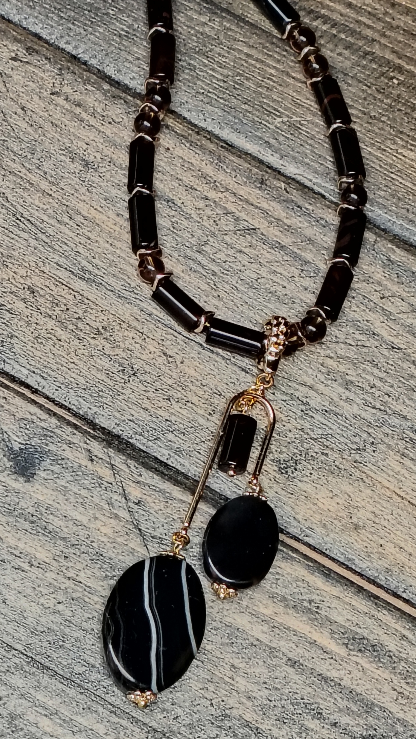 Чокер с агатом