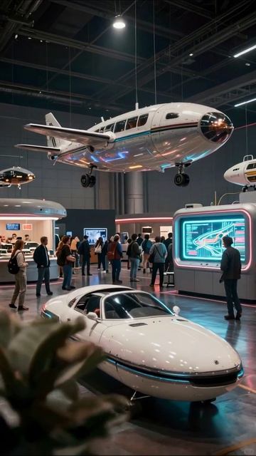 Будущее транспорта: летающие автомобили и новые технологии #транспорт #будущее #технологии