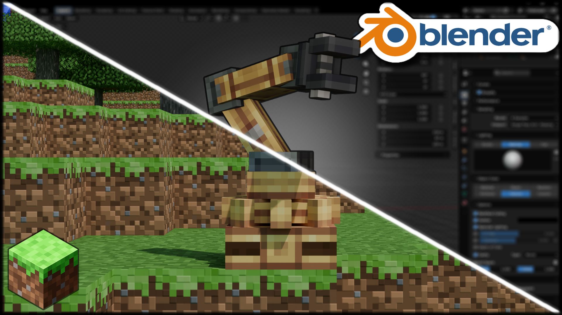 Как импортировать модель в Blender из Minecraft