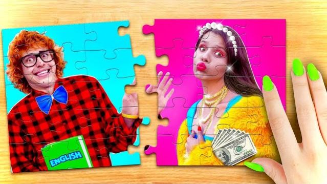 Популярная Девушка Влюбилась в Ботаника  Популярный VS Непопулярный Краш