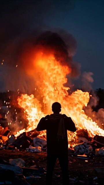 Пепел надежды: как мы потеряли себя в огне #потерянные #надежда #разрушение