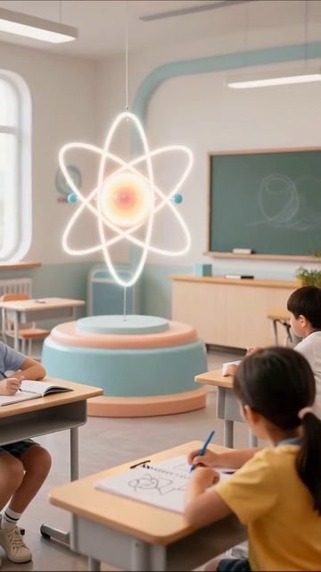 Урок науки: удивительный мир атомов #наука #образование #дети