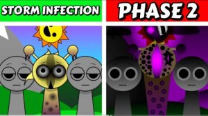 Sprunki STORM INFECTION Phase 1 против 2-рой фазы