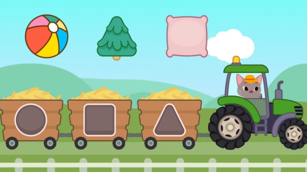 Развивающий Мультфильм для Детей/Изучаем Цвета и Фигуры/Реши Головоломку Пазлы/Обучающие Мультик