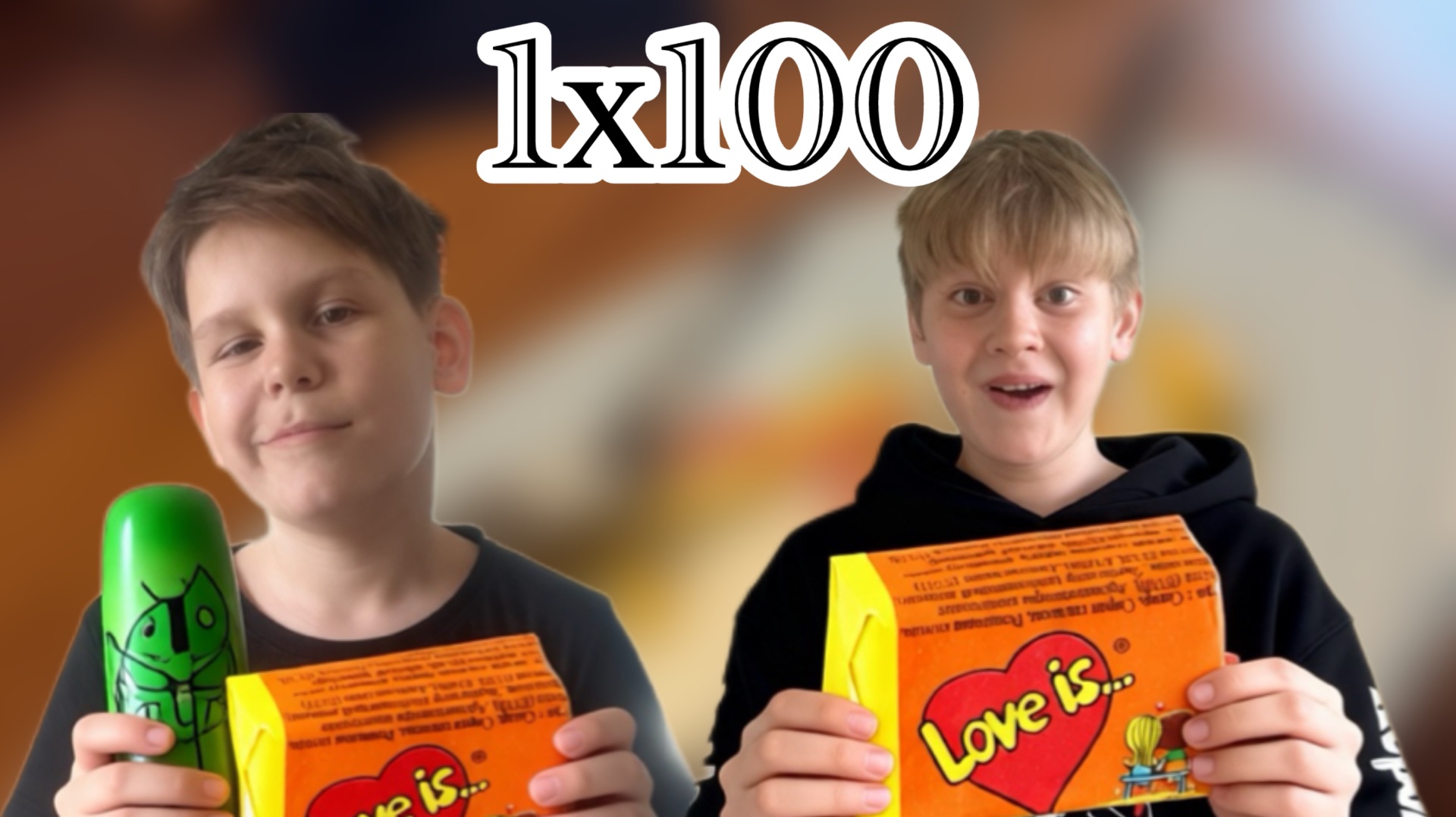 Нубик и ужик открывают 100 жевачак LAVE IS
