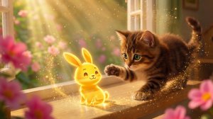 Песенка про Кошку 🎶 Кошка на окошке 🎶 Мультик для малышей 🎶 Добрая песенка