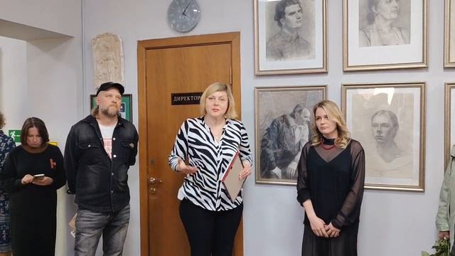 Открытие выставки Берниковой Алины.