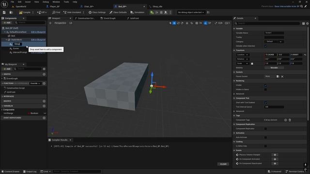 Урок RPG 135. Сон в кровати (Unreal Engine 5)