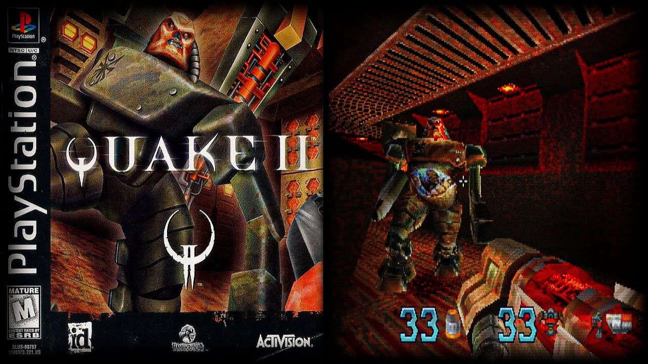 Прохождение Quake 2 (PS1) 4 - Щит и гипербластер
