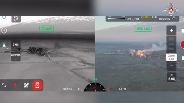 Термобарический удар не оставил врагу шансов пробоиться в укрытиях.