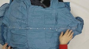 42809 Блузки рубашки женские дл. рукав, фланель, 4пак, 85402, секонд (cream/extra) оптом