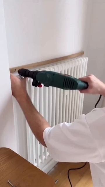 Декор рейками 👆

Задекорировать батарею?