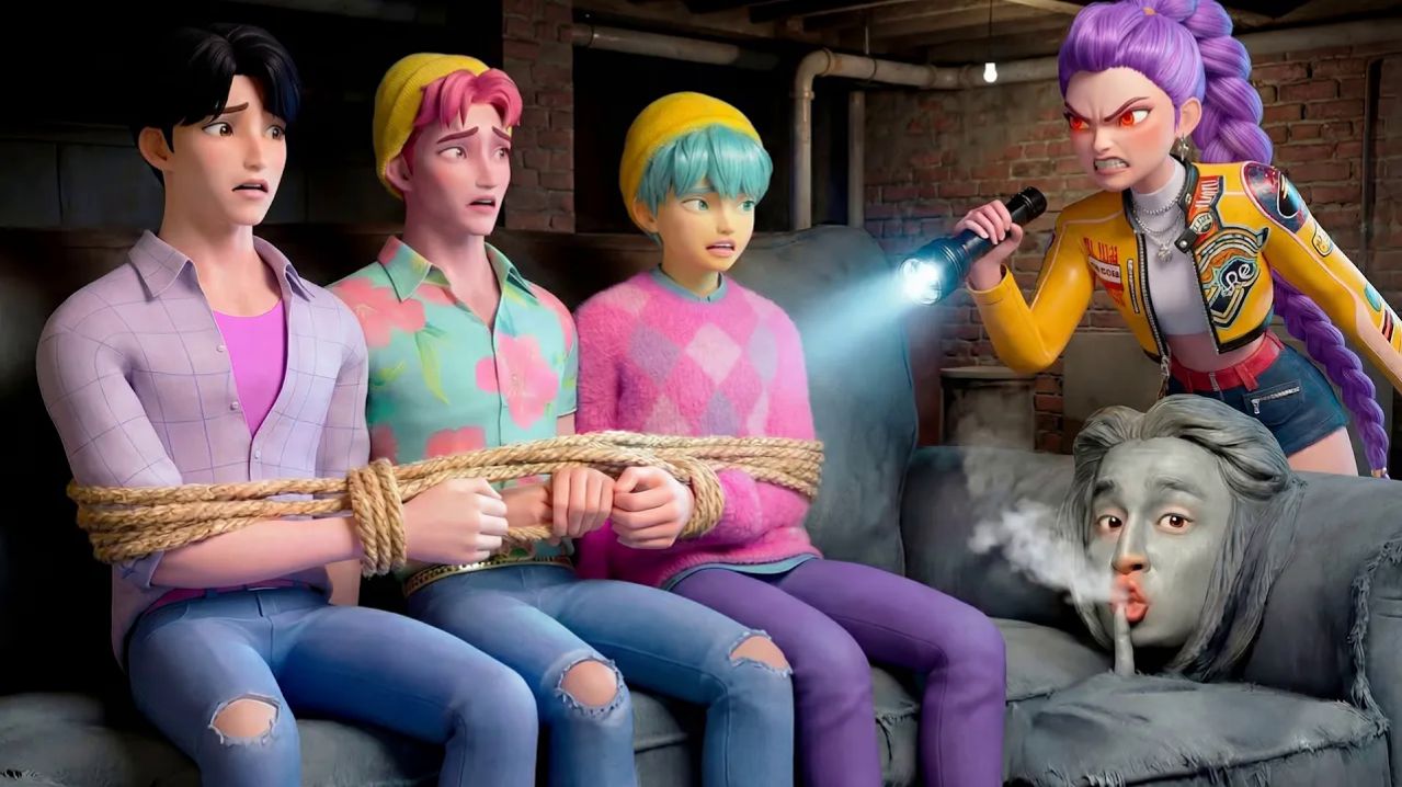 Спасение Saja Boys от коварного плана Руми ｜ KPop Demon Hunters