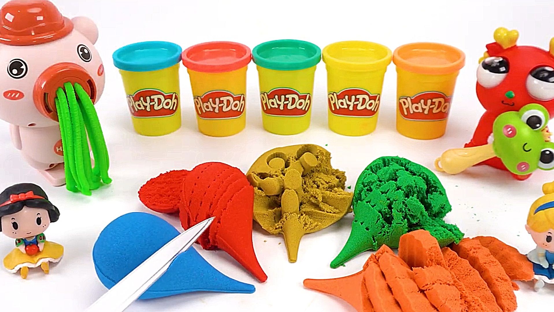 Мультики для детей. Кинетический песок. Игры с песком. Звуки АСМР. Мультики  для малышей.