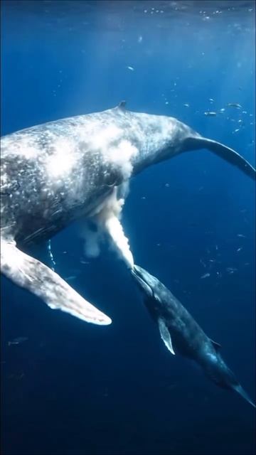 Знали ли вы, что самка Синего кита (Balaenobtera
Musculus) вырабатывает экстремально густое
молоко.