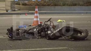 Опубликованы кадры последствий аварии на Садовом кольце в Москве