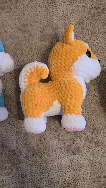 Этапы создания вязаной игрушки